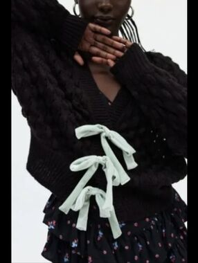 Kimchi Blue Cora Bow Cardigan